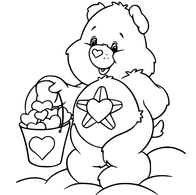 Desenhos de Ursinhos Carinhosos Para Colorir 73