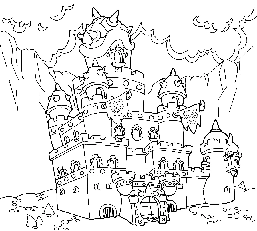 Schloss Ausmalbilder 10