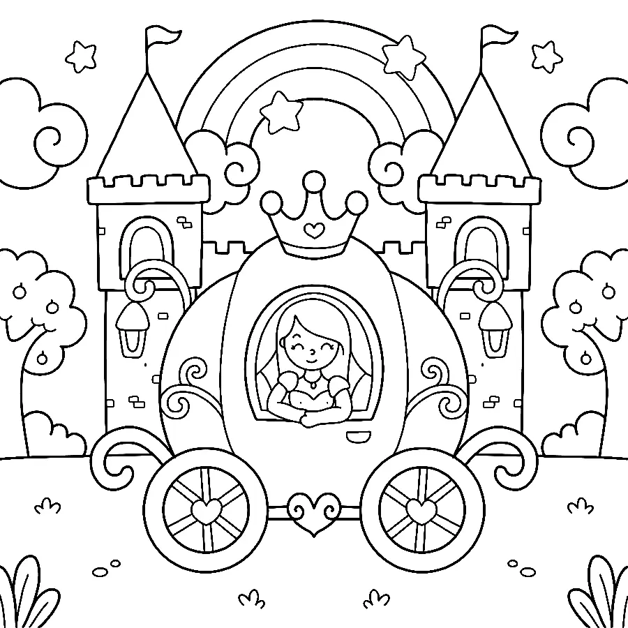 Schloss Ausmalbilder 19