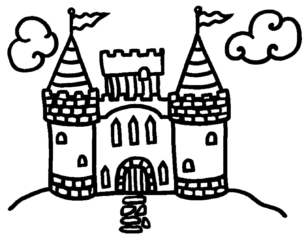 Schloss Ausmalbilder 57