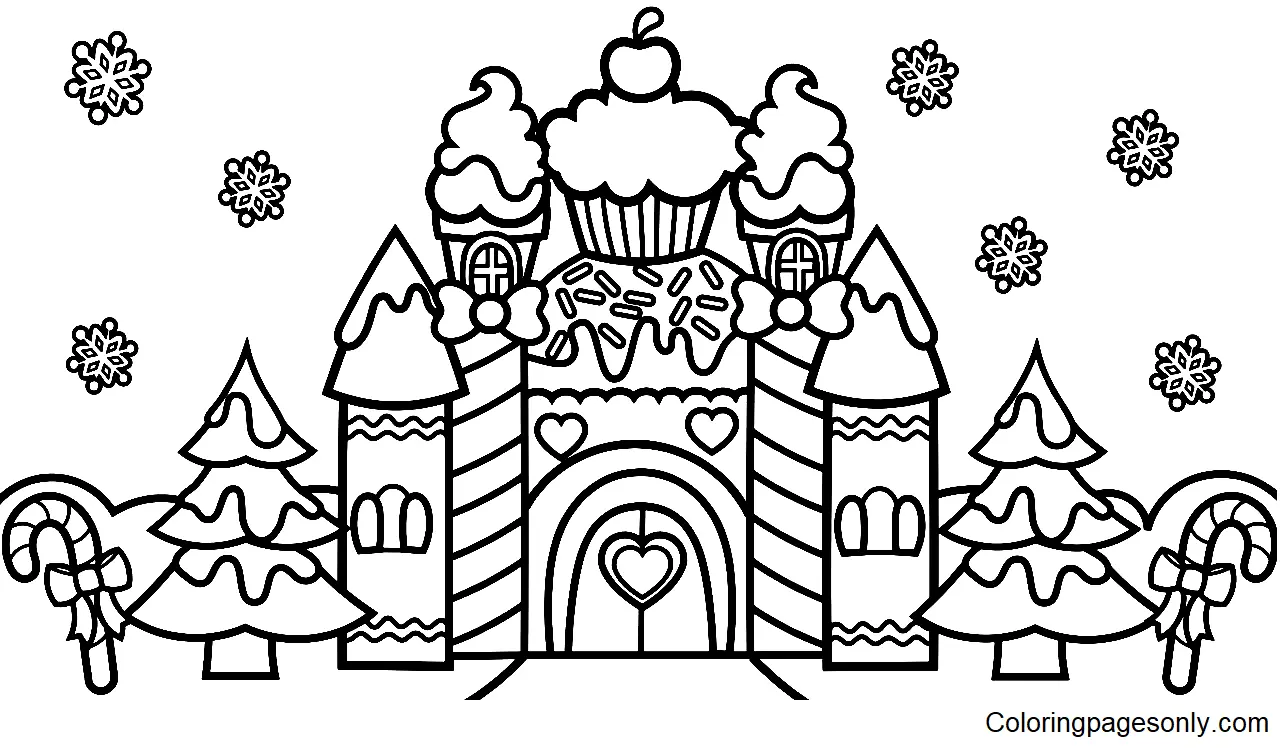 Schloss Ausmalbilder 8