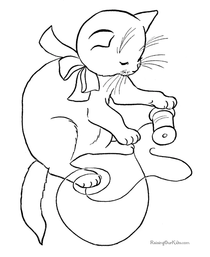 Katze Ausmalbilder 10