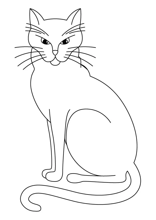 Katze Ausmalbilder 63
