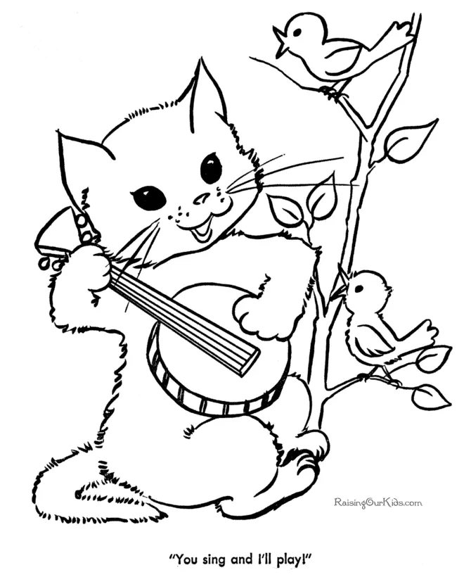 Katze Ausmalbilder 9
