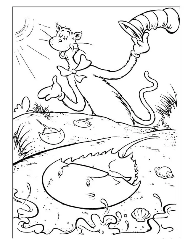 Cat In The Hat Coloring Pages 21