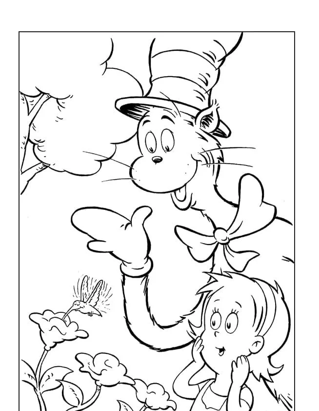 Gato com Chapeu para colorir 43