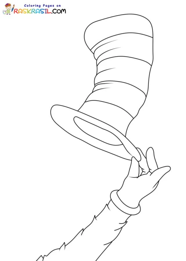 Gato com Chapeu para colorir 52