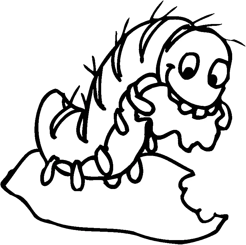 Caterpillar Coloring Pages 39