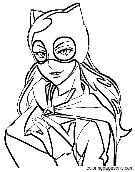 Catwoman Coloring Pages 3