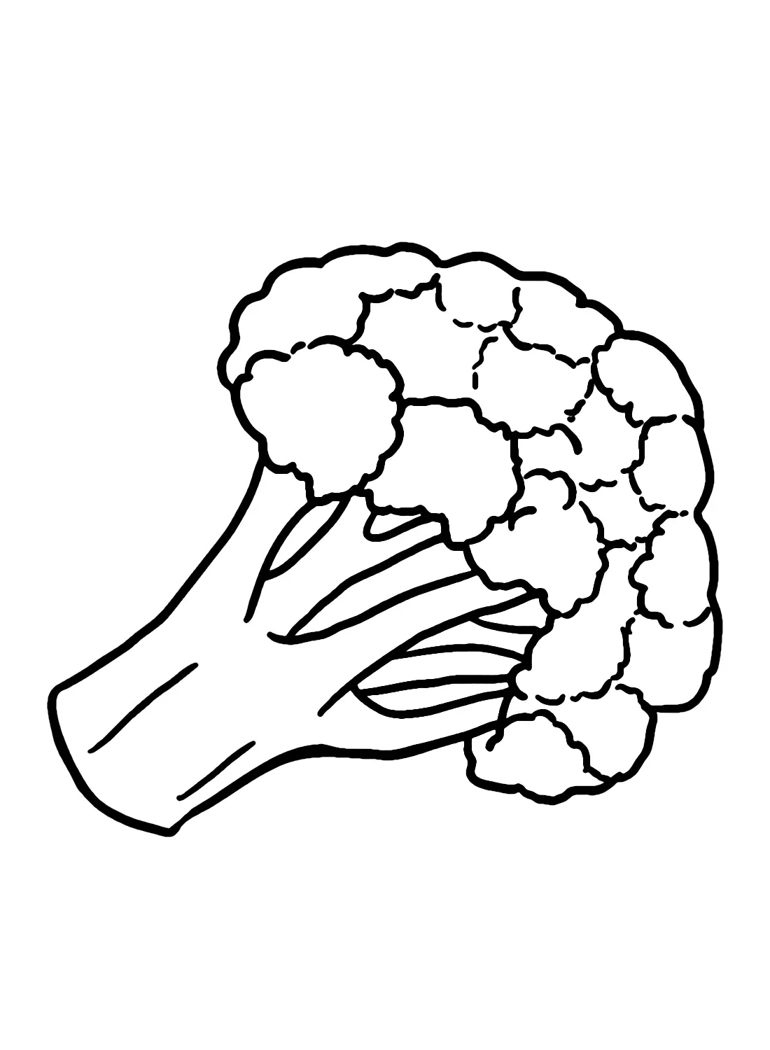 Cauliflower Coloring Pages 10