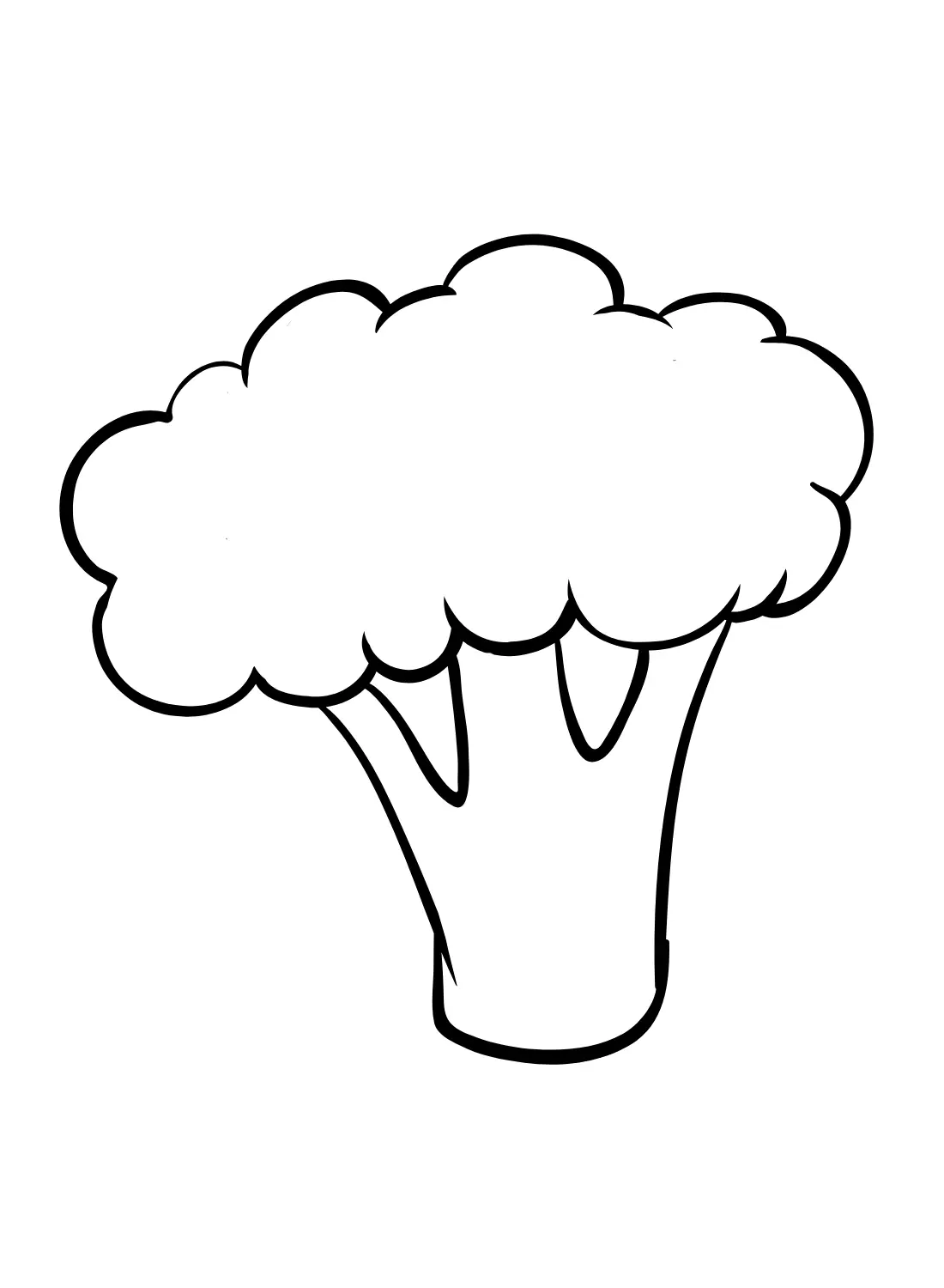 Cauliflower Coloring Pages