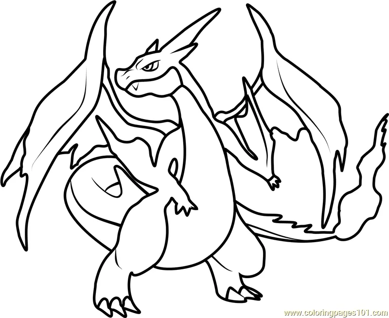 Charizard Ausmalbilder 6