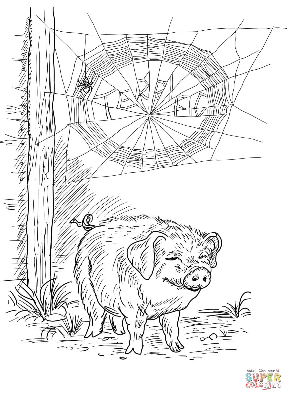 Charlottes Web Ausmalbilder