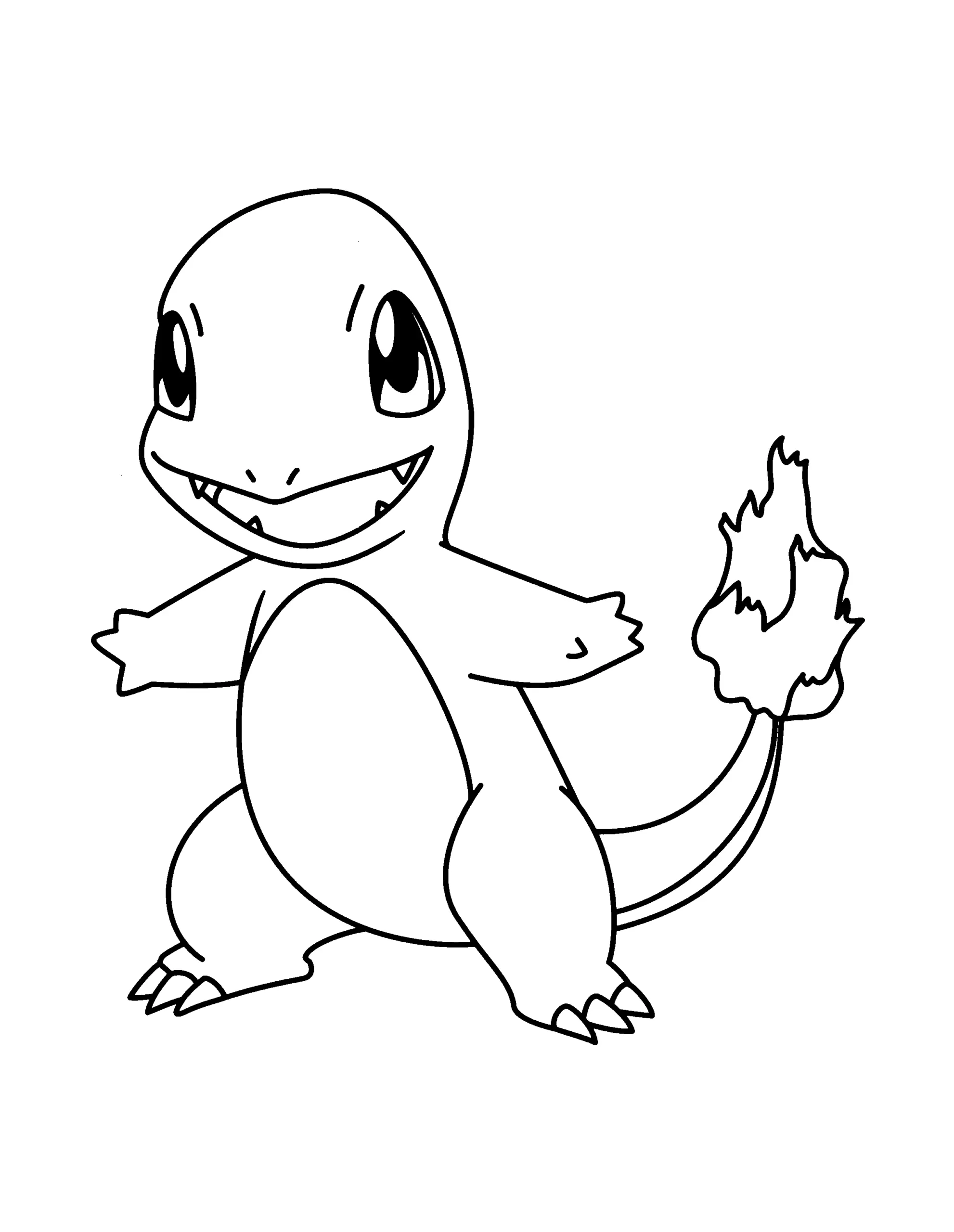 Charmander Coloring Pages 2