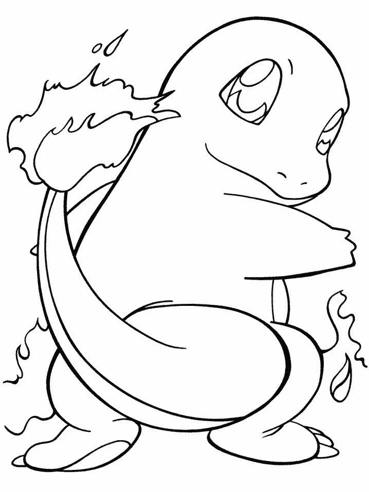 Charmander Coloring Pages 7