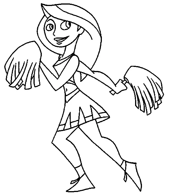 Cheerleading Coloring Pages 26