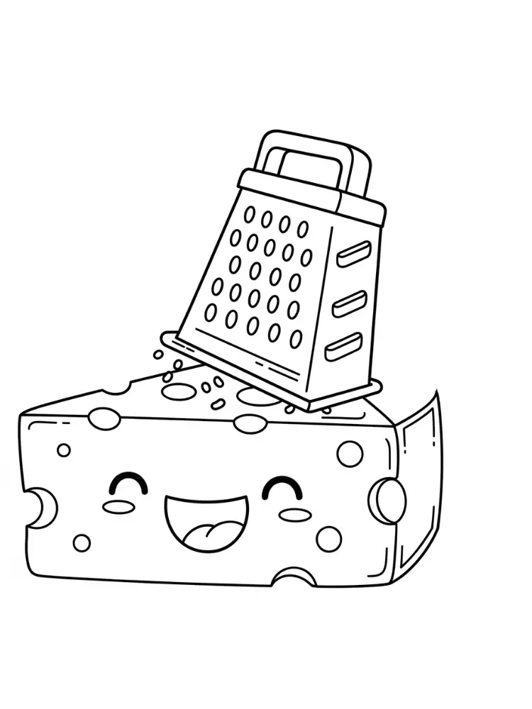 Queijo Para Colorir 10