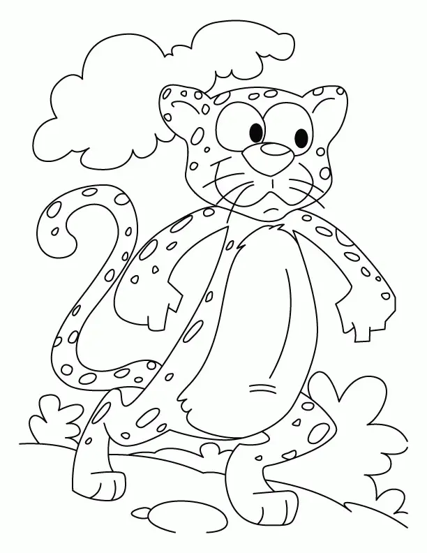 Cheetah Coloring Pages 42
