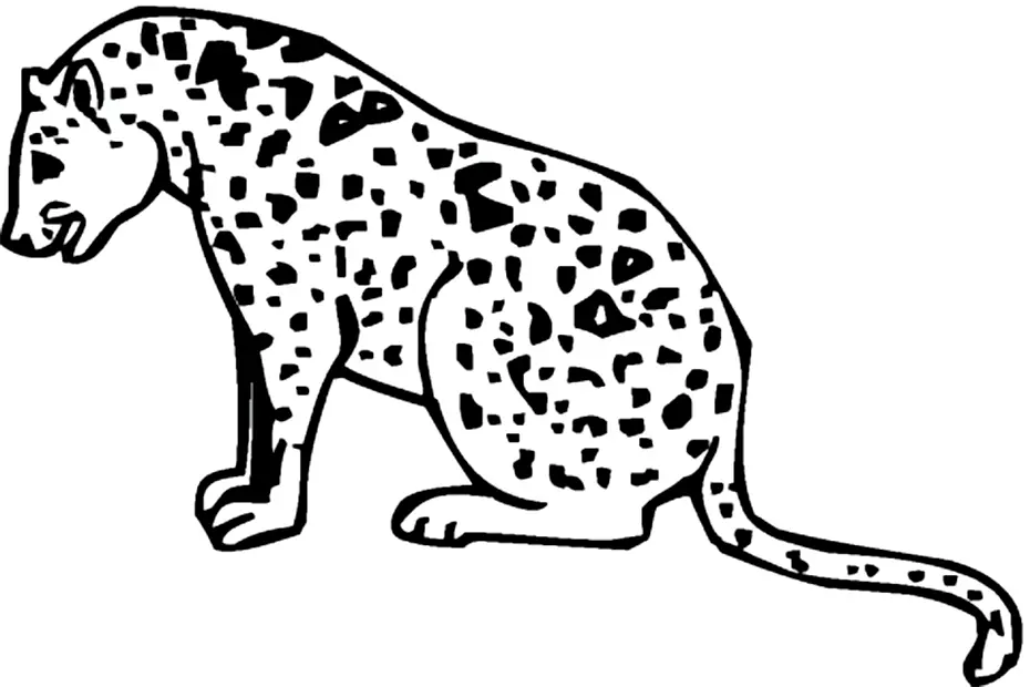 Cheetah Coloring Pages 96