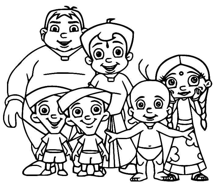 Chhota Bheem Ausmalbilder 21