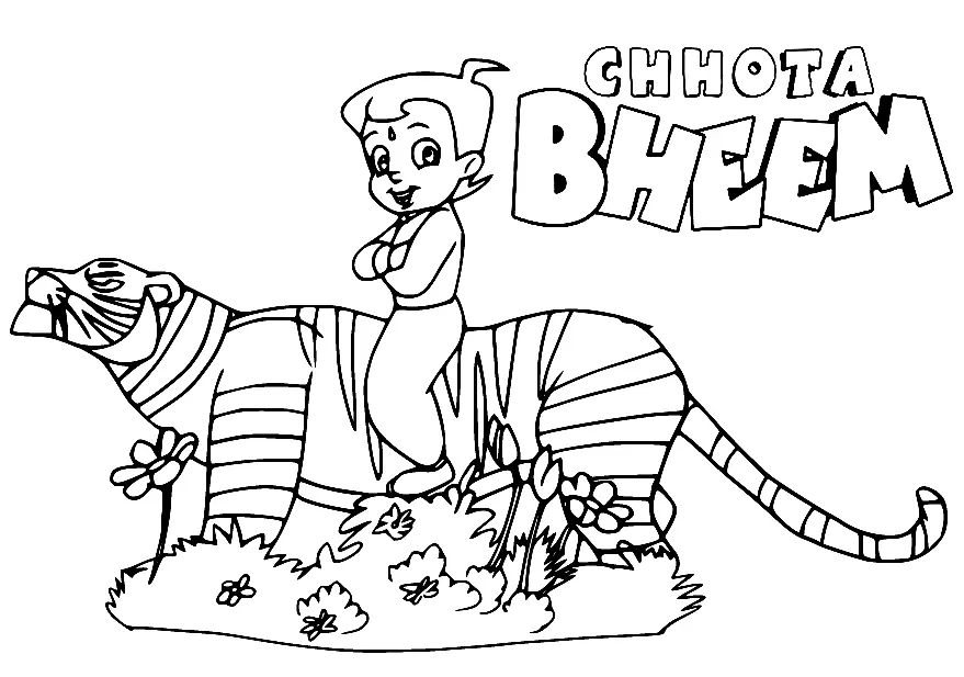 Chhota Bheem Ausmalbilder 40