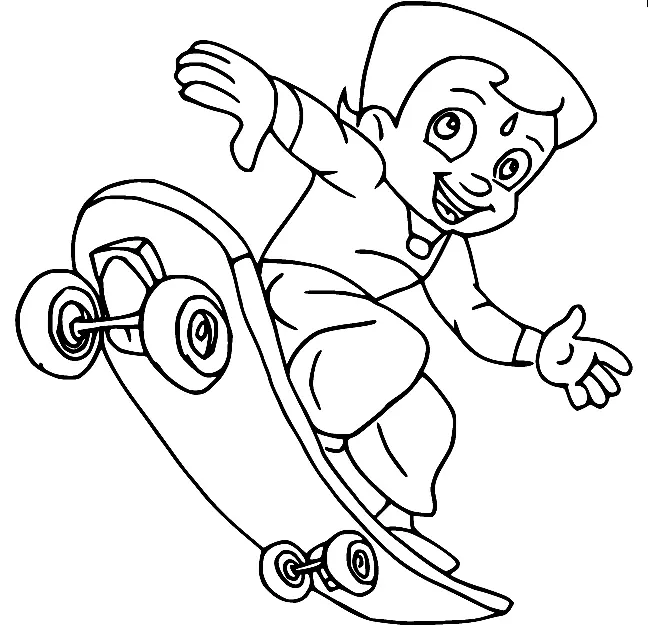 Chhota Bheem Ausmalbilder 44