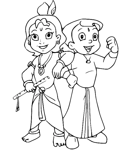 Chhota Bheem Ausmalbilder 23