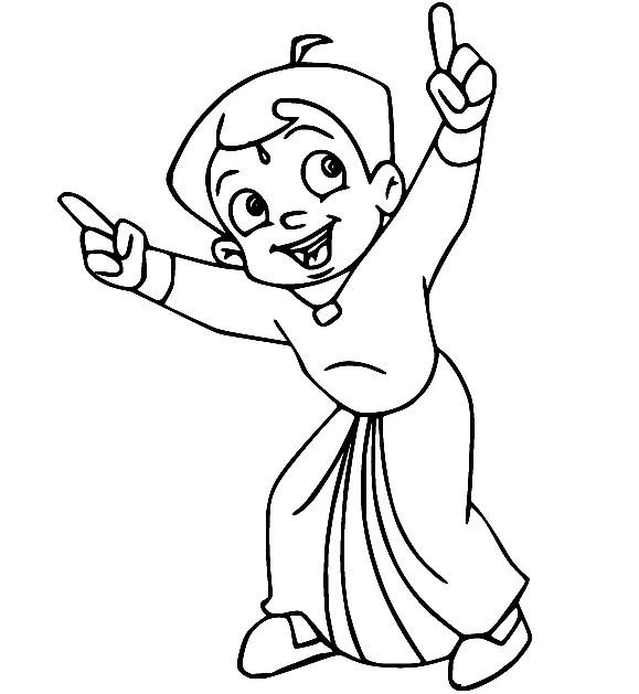 Chhota Bheem Ausmalbilder 72