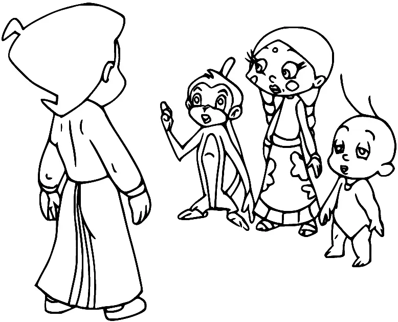 Chhota Bheem Ausmalbilder 73