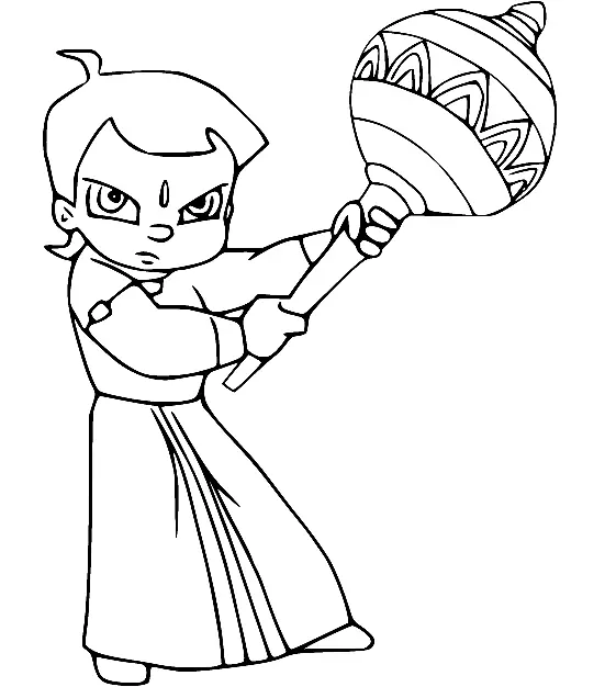 Chhota Bheem Coloring Pages 54
