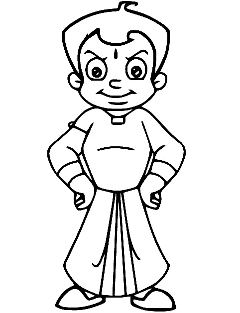 Chhota Bheem Ausmalbilder 29