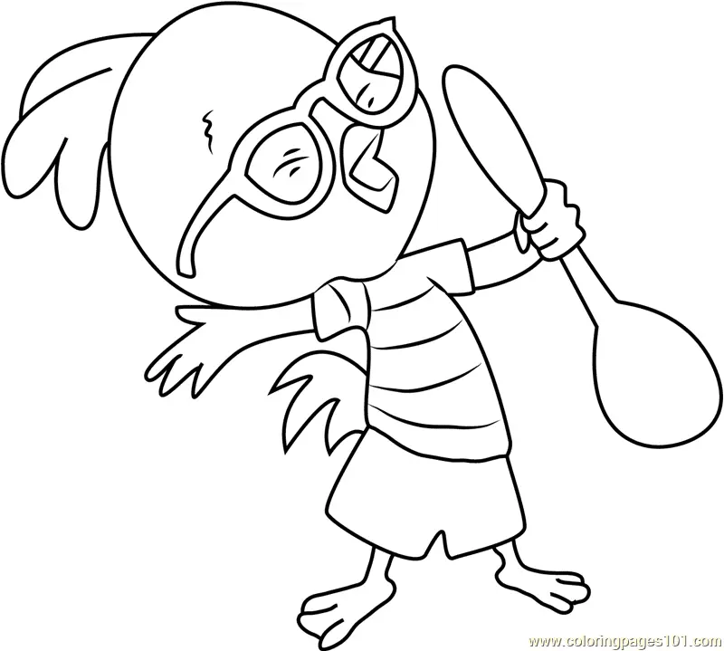 Desenhos de Chicken Little para colorir 18