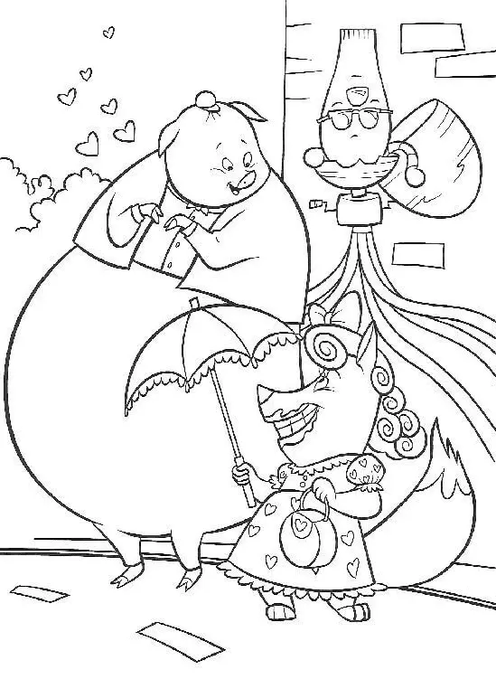Desenhos de Chicken Little para colorir 23
