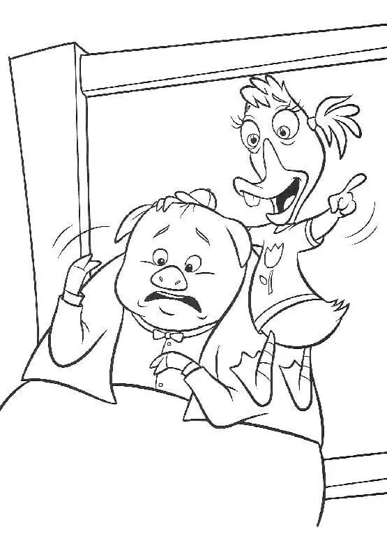 Desenhos de Chicken Little para colorir 40