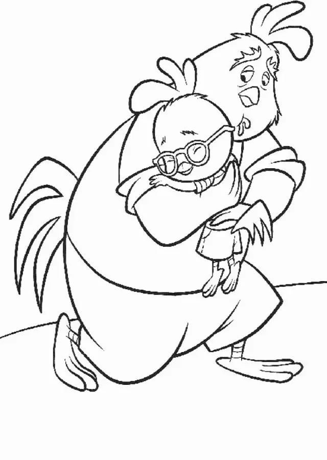 Desenhos de Chicken Little para colorir 45