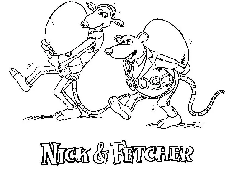 Chicken Run Coloring Pages 14