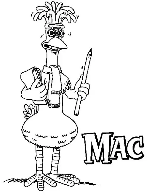 Chicken Run Coloring Pages 15