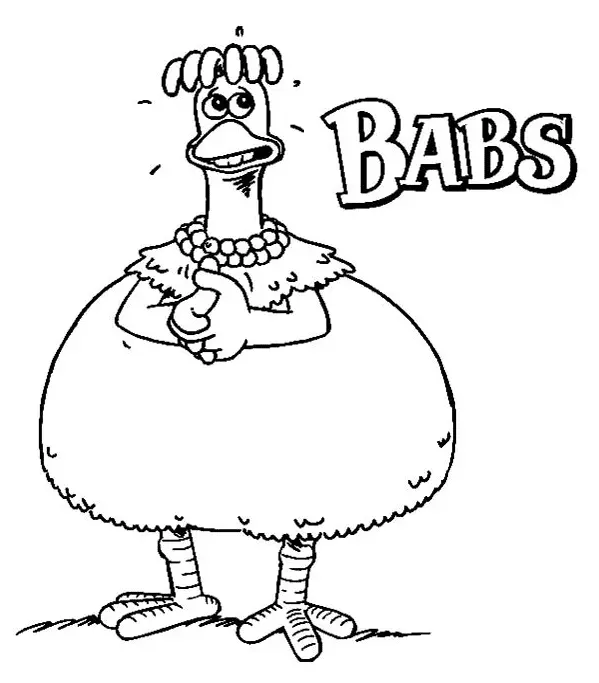 Chicken Run Coloring Pages 19