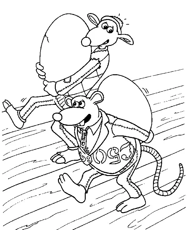 Chicken Run Coloring Pages 23