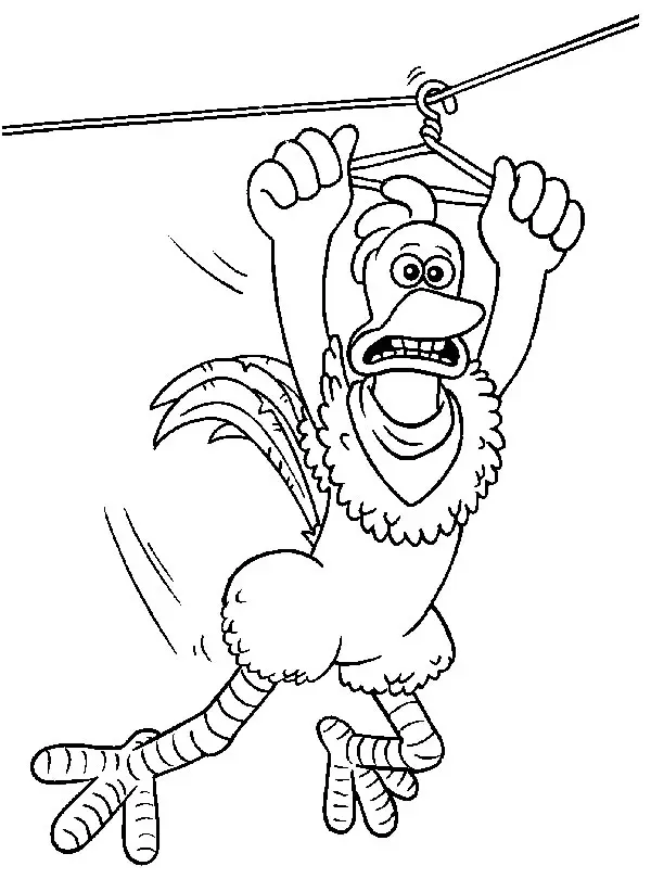 Chicken Run Coloring Pages 25