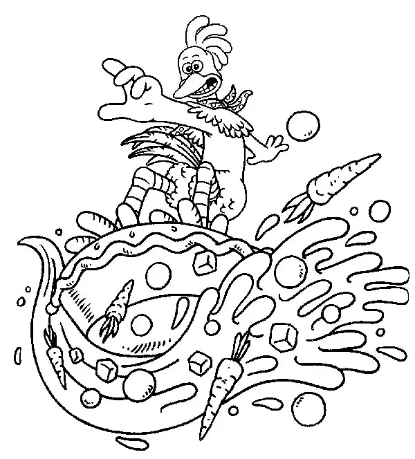 Chicken Run Coloring Pages 36
