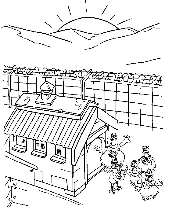 Chicken Run Coloring Pages 45