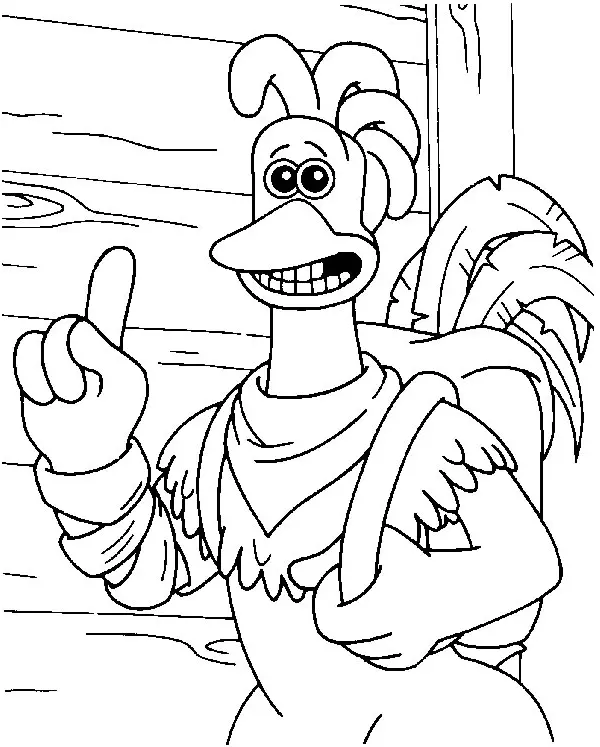 Chicken Run Coloring Pages 46