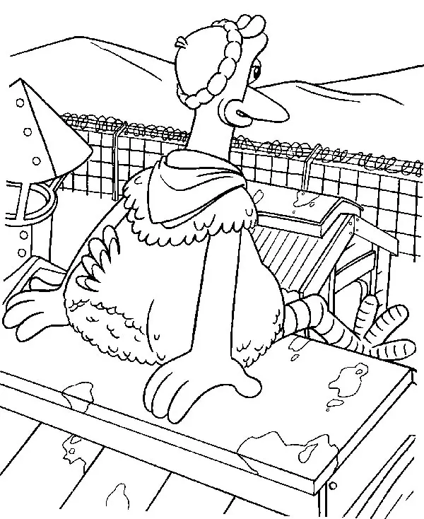 Chicken Run Coloring Pages 47
