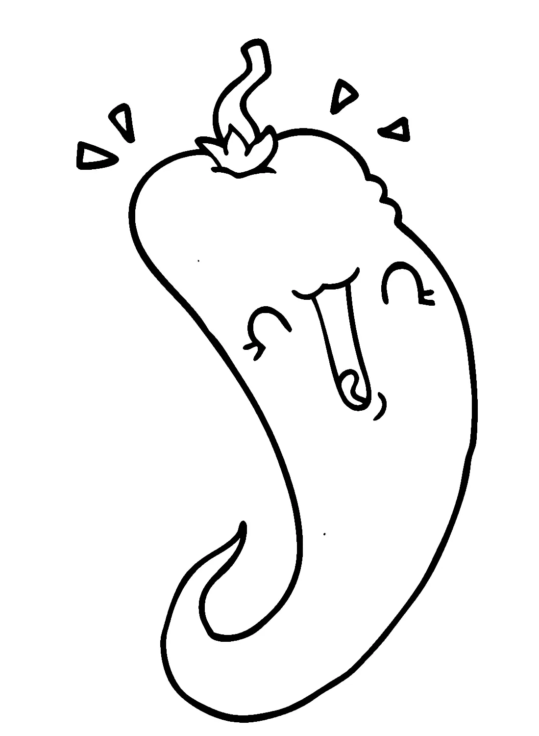 Chili Pepper Coloring Pages 23