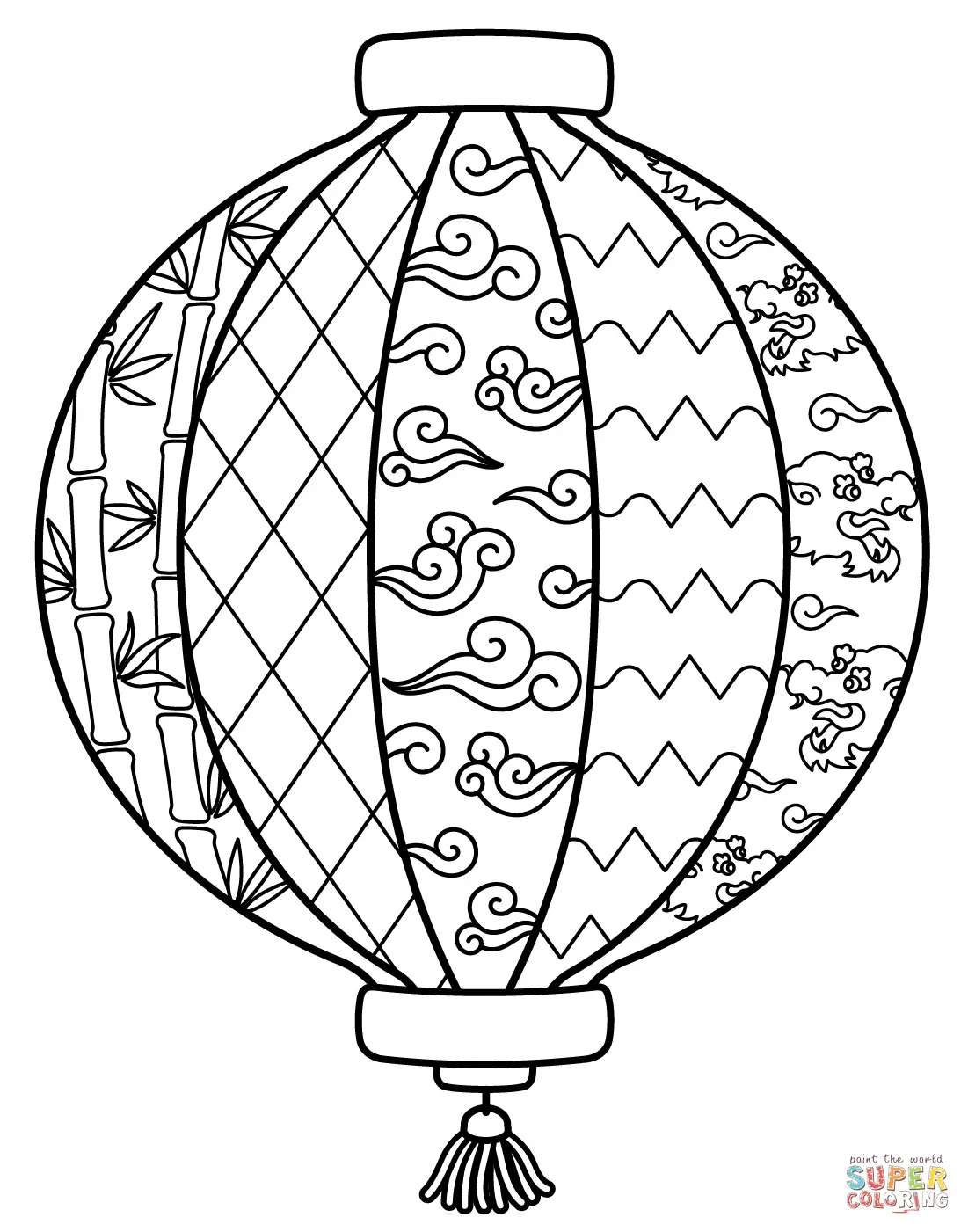 China para Colorir 24