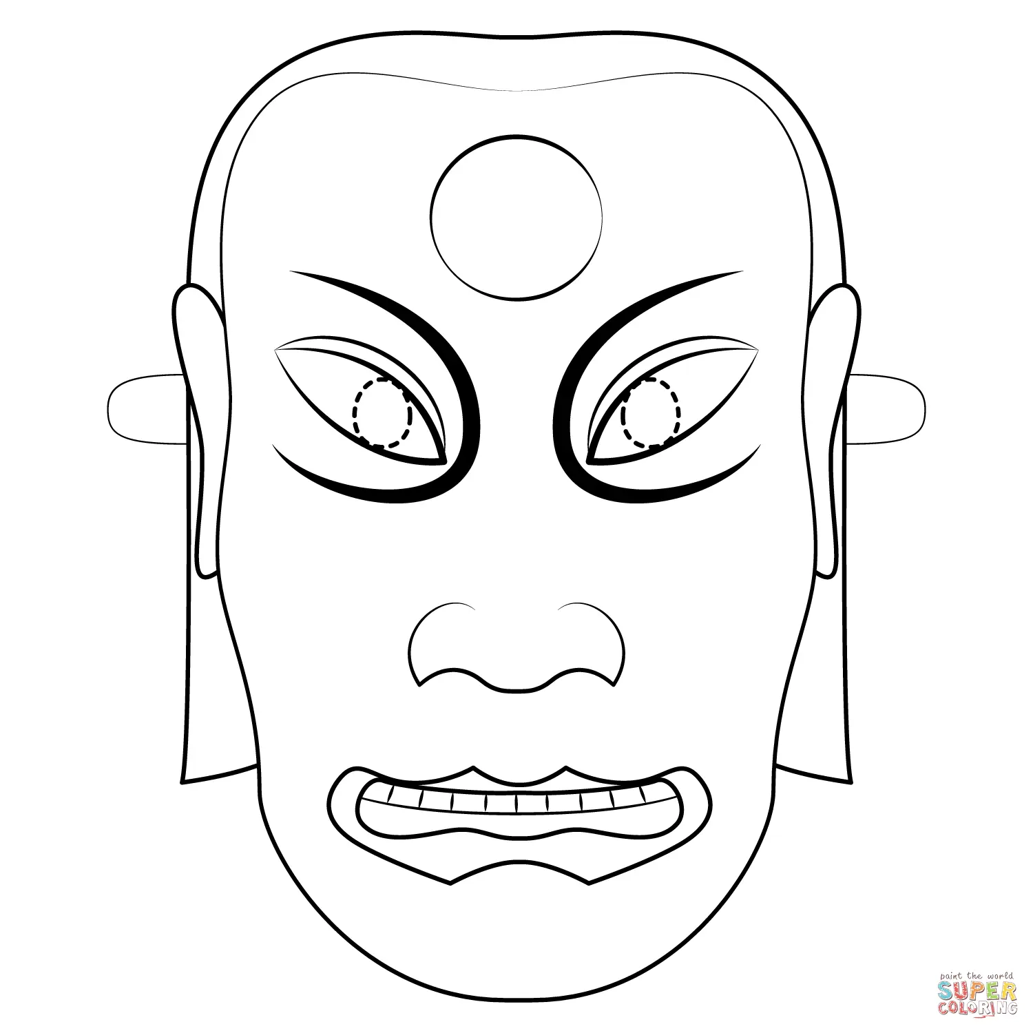 China para Colorir 54