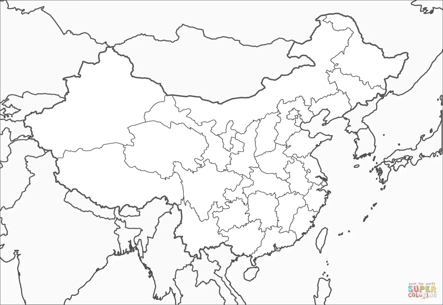China Ausmalbilder 56