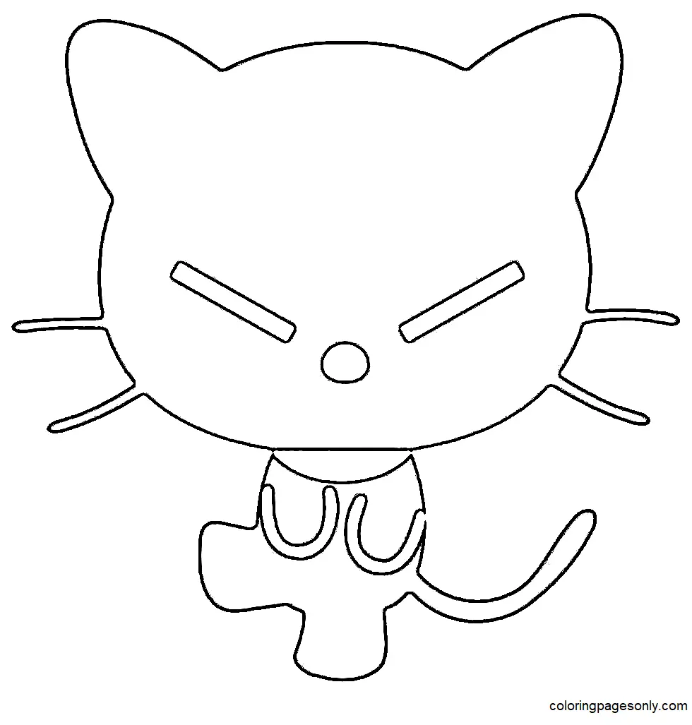 Chococat Ausmalbilder 24
