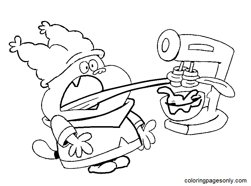 Chowder Ausmalbilder 33